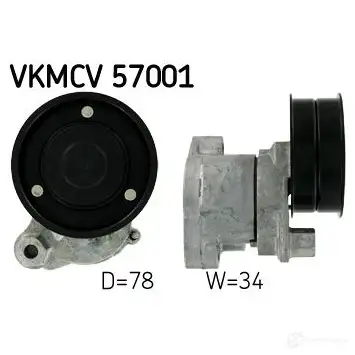 Натяжитель приводного ремня SKF VKMCV 57001 597367 XTF DVS 7316572392782 изображение 0