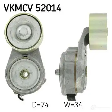 Натяжитель приводного ремня SKF VKMCV 52014 XCT XV 7316574429653 597310 изображение 0