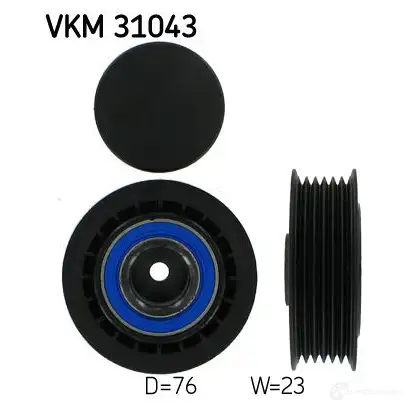 Натяжитель приводного ремня SKF 7316572080245 XWV4K 9U VKM 31043 594983