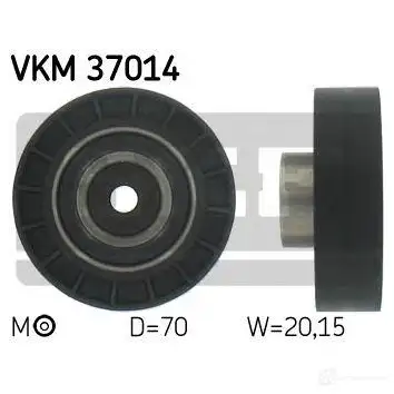 Натяжной ролик приводного ремня SKF vkm37014 7316574057115 595358 GY8 W9 изображение 0