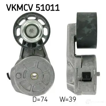 Натяжитель приводного ремня SKF 597272 VKMCV 51011 J3E SV 7316573954811 изображение 0