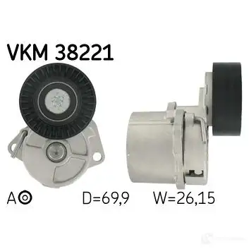 Натяжной ролик приводного ремня SKF vkm38221 7316574063208 595425 27I YWV5 изображение 0
