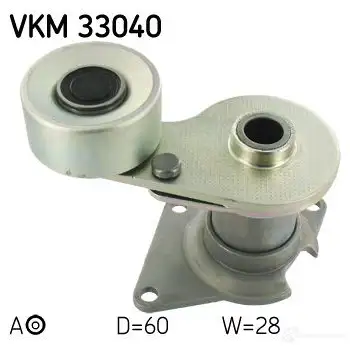 Натяжитель приводного ремня SKF 595122 7316572129418 PK7ZL Z VKM 33040