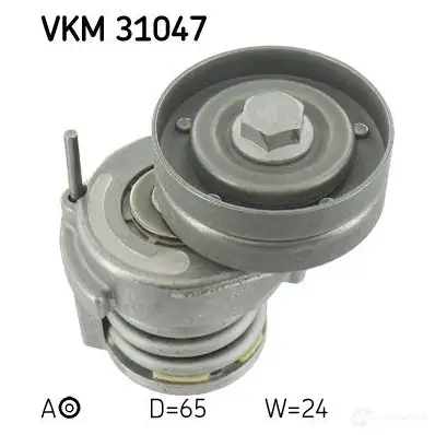 Натяжитель приводного ремня SKF 594986 V9E AXQV VKM 31047 7316574188444 изображение 0