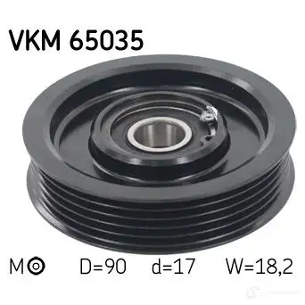 Натяжитель приводного ремня SKF 595652 95 3K2A VKM 65035 7316576827730