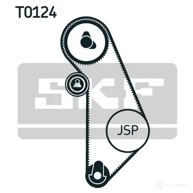 Комплект ремня ГРМ SKF 596027 VKM 11000 VKMA 01009 47L785 изображение 0