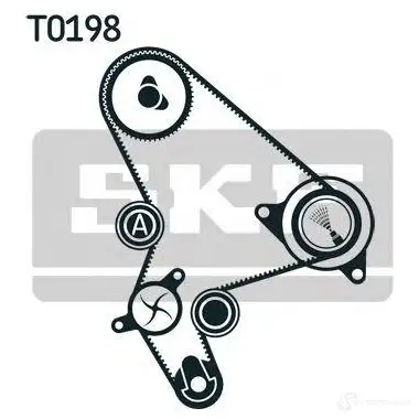 Комплект ремня ГРМ SKF VKM 23246 VKM 13246 1423244844 vkma03255 изображение 0