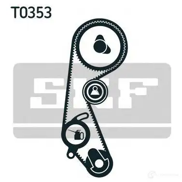 Комплект ремня ГРМ SKF 791BCFQ VKM 72000 vkma92000 1423244857