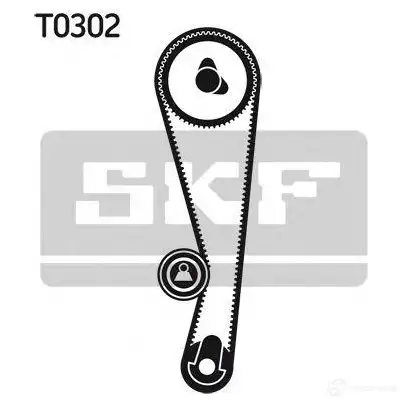 Комплект ремня ГРМ SKF VKM 77300 EWK320E vkma97009 1423244883