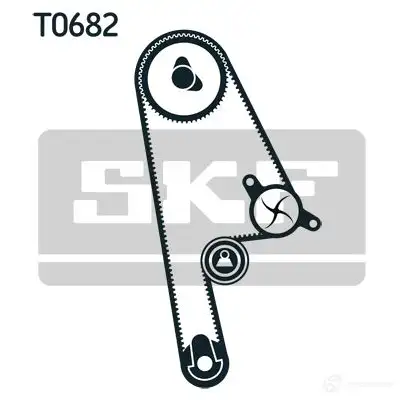 Комплект ремня ГРМ SKF QF7PW 597461 VKMA 93615 vkms93615