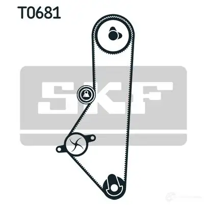 Комплект ремня ГРМ SKF VKMA 94007 VKM 74001 2USSZ1C 596807 изображение 0