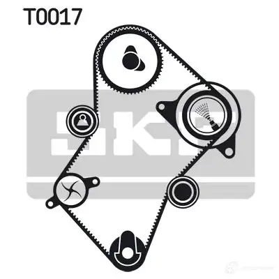 Комплект ремня ГРМ SKF VKM 23240 596229 VKM 13240 vkma03900