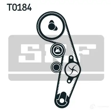 Комплект ремня ГРМ SKF VKMA 01943 VKM 11144 VKM 11143 596108 - Изображение 1