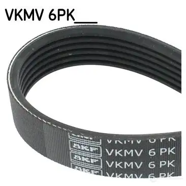 Приводной ремень поликлиновой SKF VKMV 6PK987 7316575888244 598814 06F E1 изображение 0