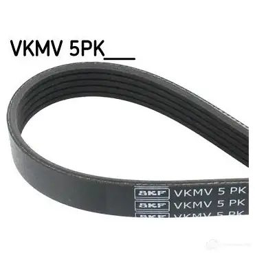 Приводной ремень поликлиновой SKF 839 4G6 598142 VKMV 5PK1190 7316573939788 изображение 0