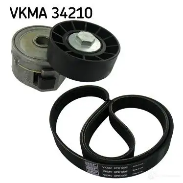 Комплект приводного ремня SKF 596561 VKMA 34210 VKM 33320 VKMV 6PK1206 изображение 4