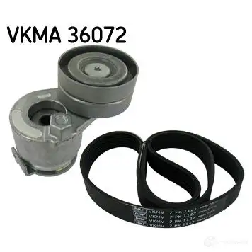 Комплект приводного ремня SKF 596629 VKMV 7PK1127 VKM 36072 VKMA 36072 изображение 4