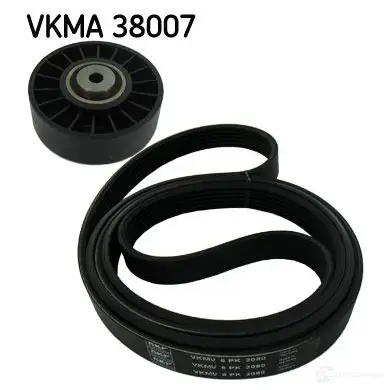 Комплект приводного ремня SKF 596669 VKMV 6PK2080 VKMA 38007 VKM 38001 изображение 0