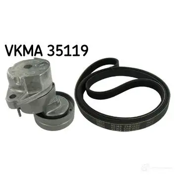Комплект приводного ремня SKF VKMV 5PK1680 596586 VKM 35009 VKMA 35119 изображение 0