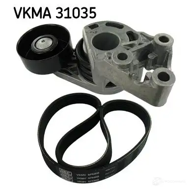 Комплект приводного ремня SKF 596396 VKM 31035 VKMA 31035 VKMV 6PK858 изображение 0
