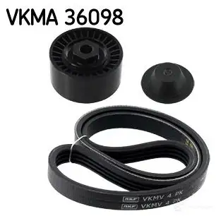 Комплект приводного ремня SKF 596636 VKM 36056 VKMA 36098 VKMV 4PK745 изображение 0