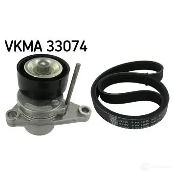 Комплект приводного ремня SKF VKMV 6PK1049 596498 VKMA 33074 VKM 33074 изображение 0