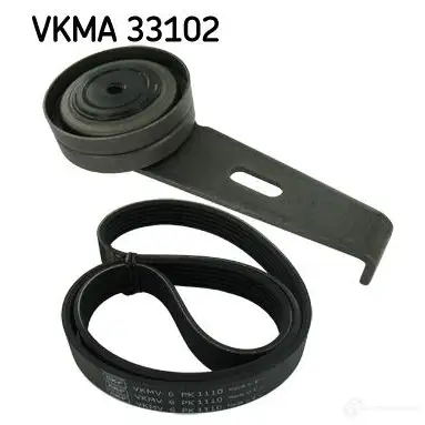 Комплект приводного ремня SKF 596507 VKMA 33102 VKMV 6PK1110 VKM 33002 изображение 0