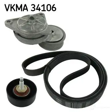 Комплект приводного ремня SKF VKM 34106 596552 VKMA 34106 VKM 34010 изображение 0
