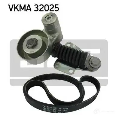 Приводной ремень в комплекте SKF VKMV 6PK1105 vkma32025 VKM 32025 596438 изображение 0