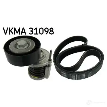 Комплект приводного ремня SKF VKMV 6PK1070 VKMA 31098 VKM 31058 596408 изображение 0