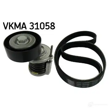 Комплект приводного ремня SKF VKMV 6PK1180 VKMA 31058 VKM 31058 596402 изображение 5