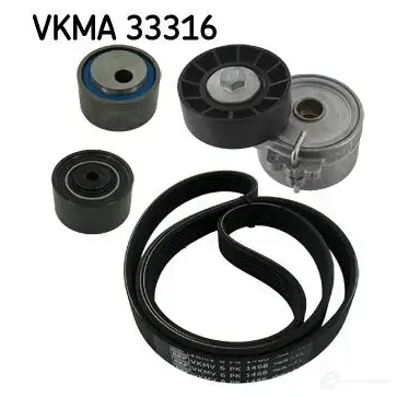 Комплект приводного ремня SKF VKMA 33316 596532 VKM 33024 VKM 33033 изображение 0