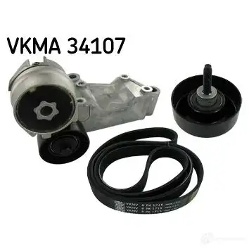 Комплект приводного ремня SKF VKMA 34107 596553 VKM 34107 VKM 34108 изображение 5