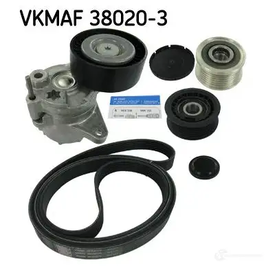 Комплект приводного ремня SKF 596962 VKMA 38020 VKMAF 38020-3 VKM 03814 изображение 0