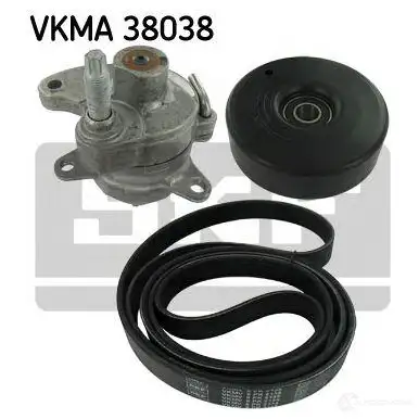 Приводной ремень в комплекте SKF vkma38038 596677 VKM 38022 VKM 38027 изображение 0
