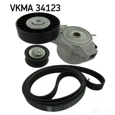 Комплект приводного ремня SKF 596556 VKMA 34123 VKM 34023 VKM 34510 изображение 0