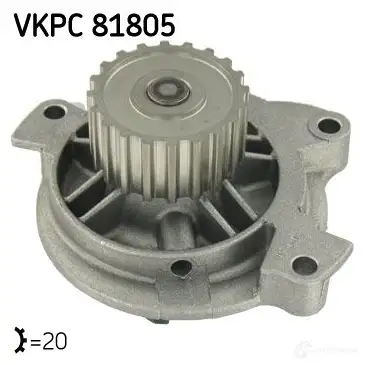Водяной насос, помпа SKF 599079 BV Z1I VKPC 81805 7316571379067 изображение 0