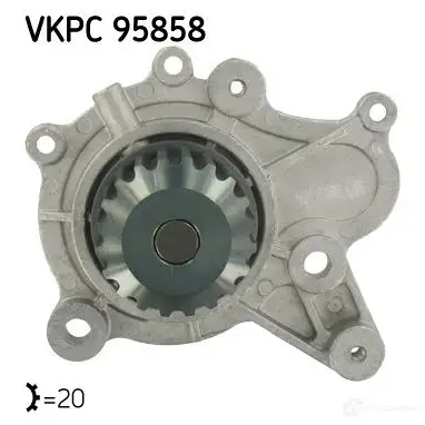 Водяной насос, помпа SKF R 34NH VKPC 95858 7316572450987 599542