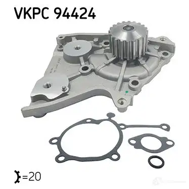 Водяной насос, помпа SKF VKPC 94424 8 T609R 599501 7316587014631 - Изображение 1