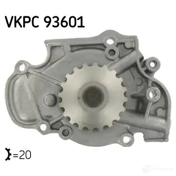 Водяной насос, помпа SKF WYPM 1 7316587014587 VKPC 93601 599481