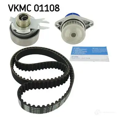 Комплект ремня ГРМ с помпой SKF VKMC 01108 596976 VKMA 01105 VKPC 81210 изображение 1