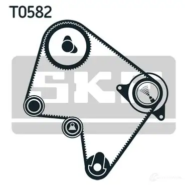 Комплект ремня ГРМ с помпой SKF VKMC 96010 VKMT 96010 597253 VKMA 96010 - Изображение 1