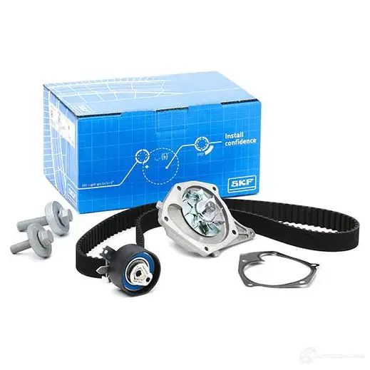 Комплект ремня ГРМ с помпой SKF VKN 1004 VKMA 06134 VKMC 06134-1 597170 изображение 0
