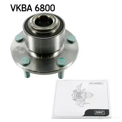Подшипник ступицы колеса SKF VKN 601 VKN 600 590333 VKBA 6800 изображение 0
