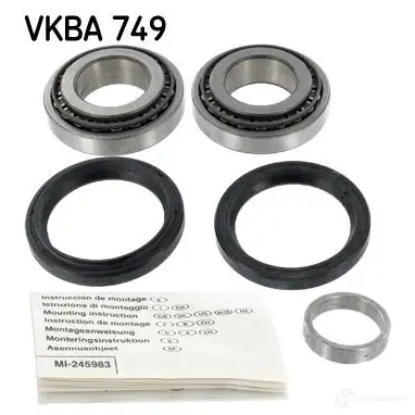 Подшипник ступицы колеса SKF VKBA 749 590570 Z2H1 BSW 7316575792336