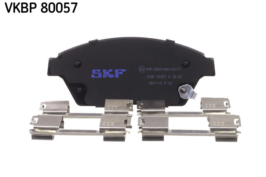 Тормозные колодки дисковые, комплект SKF VKBP 80057 A 1440250800 CIC FDIK изображение 1