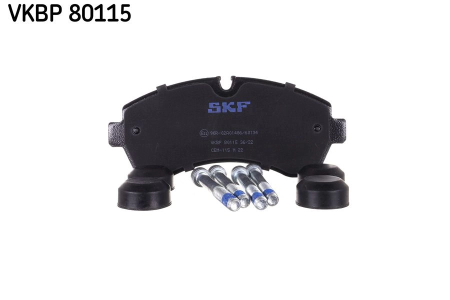 Тормозные колодки дисковые, комплект SKF 9S QEM VKBP 80115 1440250831 - Изображение 1