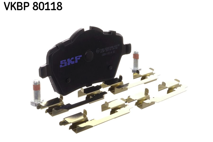 Тормозные колодки дисковые, комплект SKF 1440250833 LJM0IJ X VKBP 80118 изображение 0
