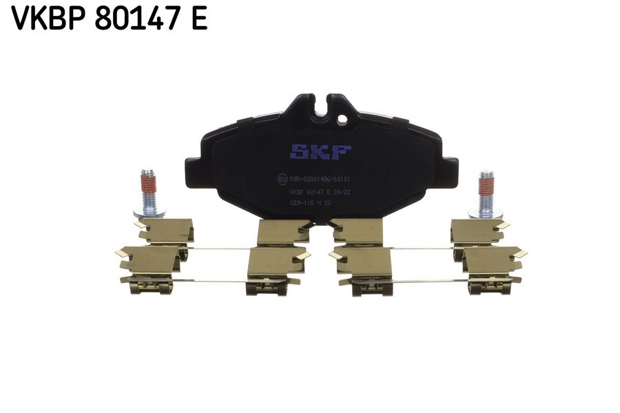 Тормозные колодки дисковые, комплект SKF VKBP 80147 E 1440250851 O M3RI04 - Изображение 1