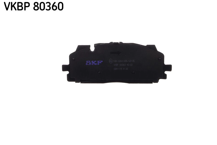 Тормозные колодки дисковые, комплект SKF VKBP 80360 9GBI 9W 1440250996 изображение 0